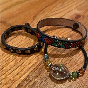 Set of 3 fun bracelets